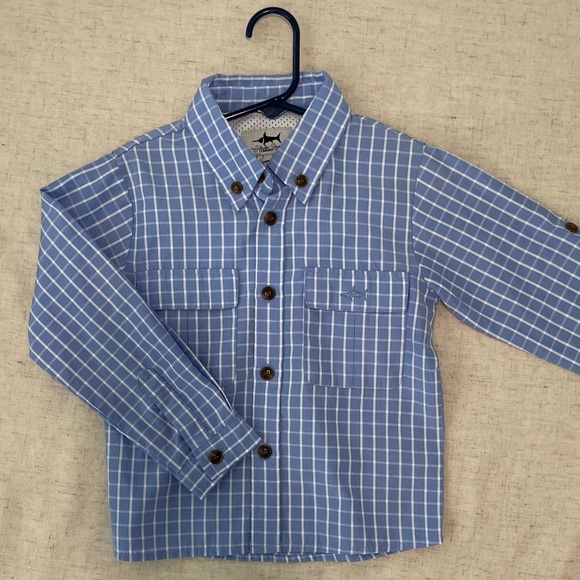 Boys Saltwater Boys Performance Button Down - Picture 2 of 3